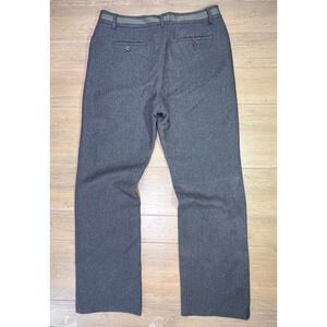Spanner Womens Charcoal Grey Wool Blend Lined Straight Leg Dress Pants Size 12